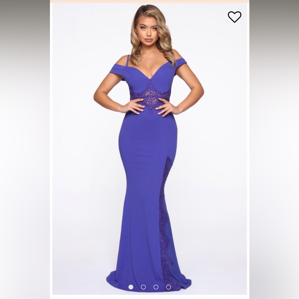 Periwinkle evening dress